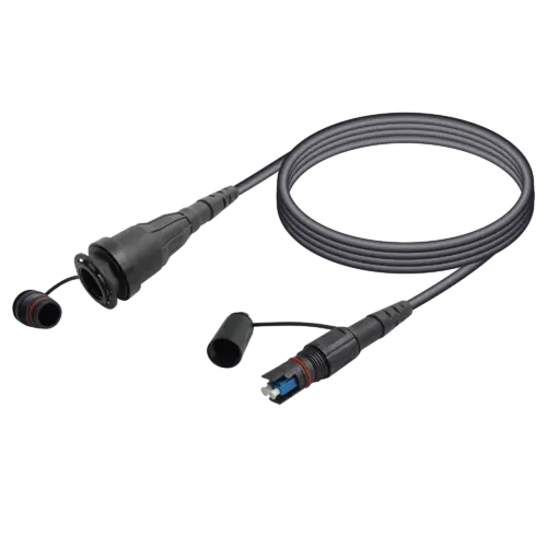 QCS Harsh Environment Single Mode A2 Fiber Cable Assembly | QCS-Male to QCS-Female