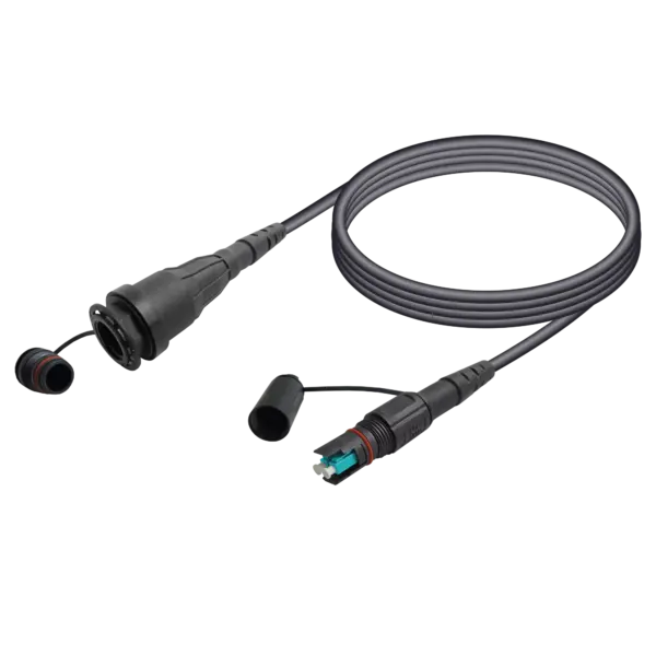 QCS Zorlu Ortam Multi-mode OM3 Fiber Kablo Uygulaması | QCS-Erkek to QCS-Dişi