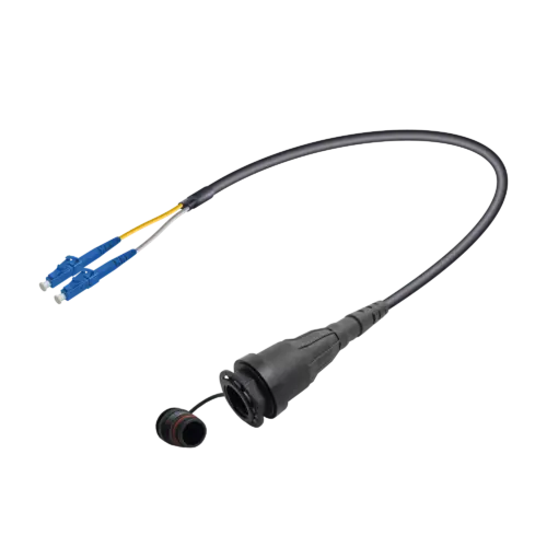 QCS Zorlu Ortam Single Mode A2 Fiber Kablo Uygulaması | QCS-Dişi to LC-Duplex