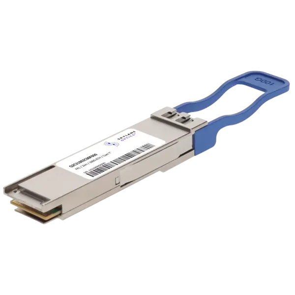 QSFP28 100GbE (100GBase-FR1), 2km, Single-Mode (CWDM 1311nm), Commercial Temp, w/ FEC Fiber Optic Transceiver Q2C31002C00F