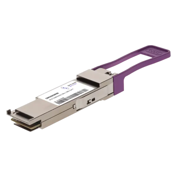 QSFP28 100GbE BiDi (TX1290/RX1310), 20km, Single-Mode, Commercial Temp, w/ FEC Fiber Optic Transceiver Q2B91020C00F