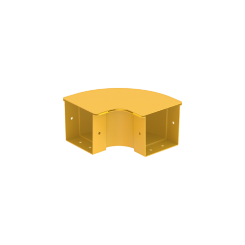 Raceways | Horizontal Elbow | W/ Cover 100mm