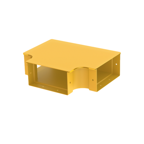 Raceways | Horizontal "T" Connection 200mm | W/ Cover