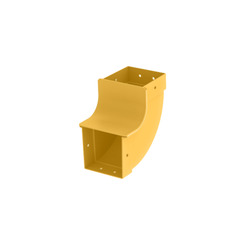 Raceways | Internal Cover Outlet Elbow 100mm