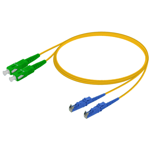SC/APC-LSH/UPC | Single Mode G657.A2 Duplex Patch Cord | 2.0x4.1mm