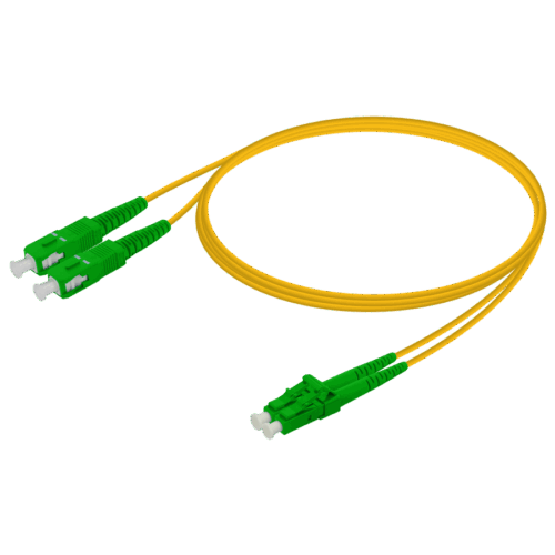 SC/APC-LC/APC | Single Mode G657.A2 Duplex Patch Cord | 2.0x4.1mm