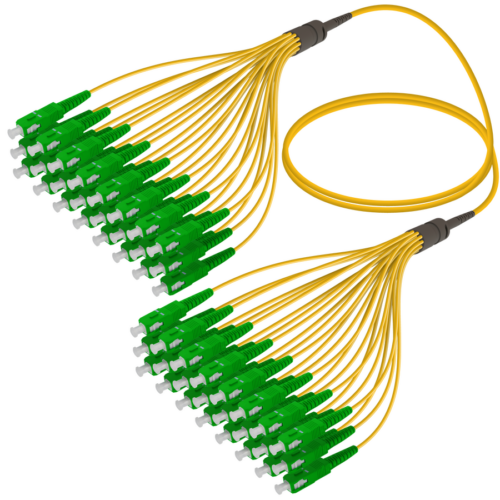 SC/APC-SC/APC | 24 Fibers Fanout | Single Mode G657.A2 | 3.0/1.8mm