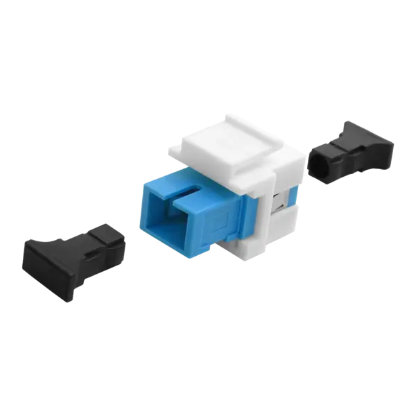 SC Simpleks Keystone Adaptör | Klipsli Fiber Optic