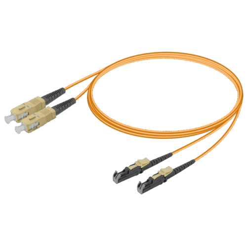 SC/UPC-LSH/UPC | Multi Mode G651.OM2 Duplex Patch Cord | 2.0x4.1mm