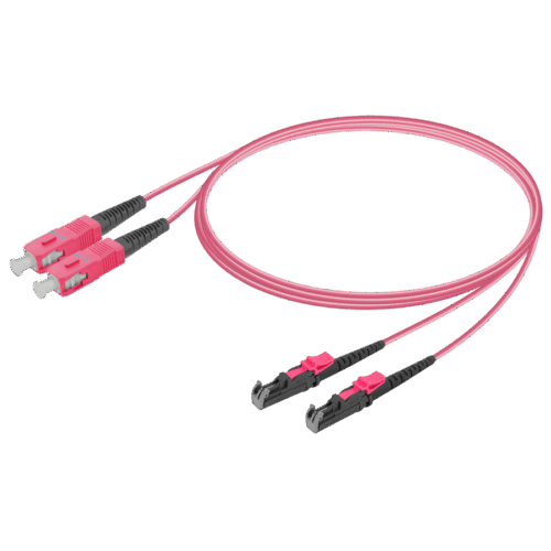 SC/UPC-LSH/UPC | Multi Mode G651.OM4 Duplex Patch Cord | 2.0x4.1mm