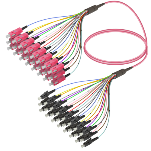 sc-upc-lc-upc-24-fibers-fanout-multi-mode-g651-om4-30-09mm-multi-mode-fan-out-24-fibers-samm-teknoloji-2669-60-B SC/UPC-LC/UPC | 24 Fibers Fanout | Multi Mode G651.OM4 | 3.0/0.9mm