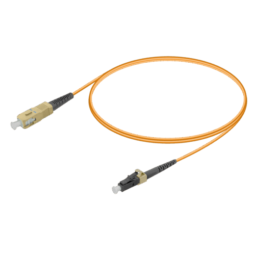 SC/UPC-LC/UPC | Multi Mode G651.OM1 Simplex Patch Cord | 2.0mm