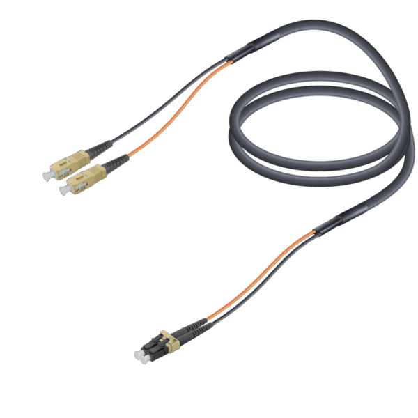 SC/UPC-LC/UPC | Multi Mode G651.OM2 Universal FTTA Breakout | 7.0x2.0mm