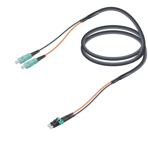 SC/UPC-LC/UPC | Multi Mode G651.OM3 Universal FTTA Breakout | 7.0x2.0mm