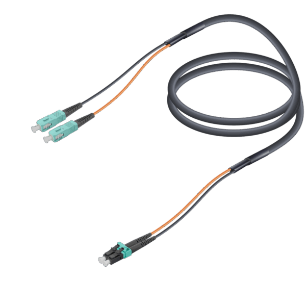 SC/UPC-LC/UPC | Multi Mode G651.OM3 Universal FTTA Breakout | 7.0x2.0mm