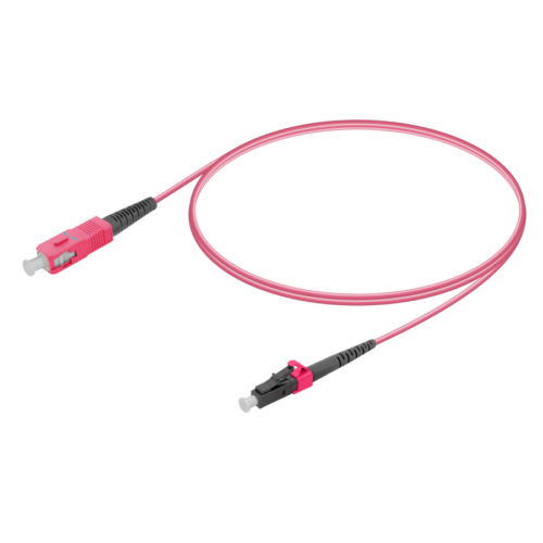 SC/UPC-LC/UPC | Multi Mode G651.OM4 Simplex Patch Cord | 2.0mm