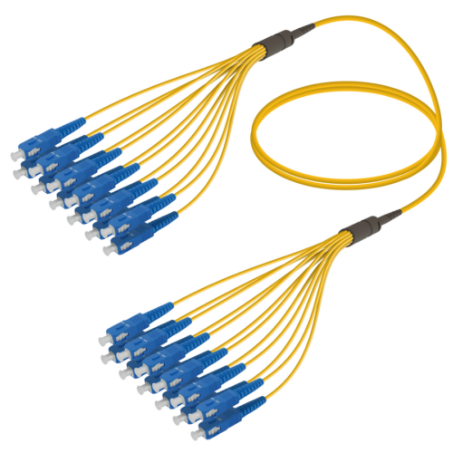 SC/UPC-SC/UPC | 12 Fibers Fanout | Single Mode G657.A2 | 3.0/1.8mm