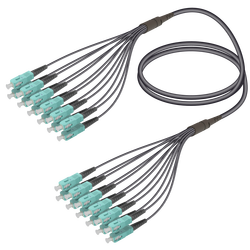 SC/UPC-SC/UPC | 12 Fibers Universal Fanout | Multi Mode G651.OM3 | 4.8/1.8mm
