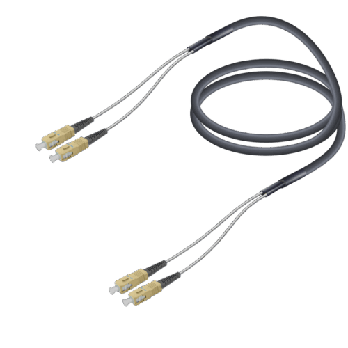 SC/UPC-SC/UPC | Multi Mode G651.OM2 Çelik Korugeli FTTA Breakout | 7.0x2.85mm