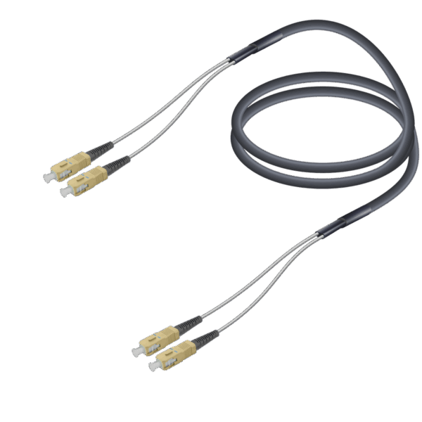 SC/UPC-SC/UPC | Multi Mode G651.OM2 Çelik Korugeli FTTA Breakout | 7.0x2.85mm