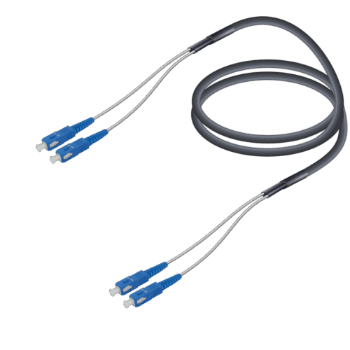 SC/UPC-SC/UPC | Single Mode G657.A2 Çelik Korugeli FTTA Breakout | 7.0x2.85mm