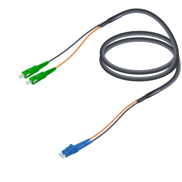 SC/APC-LC/UPC | Single Mode G657.A2 Universal FTTA Breakout | 7.0x2.0mm