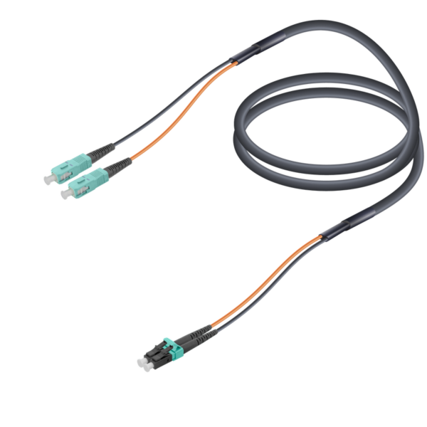 SC/UPC-LC/UPC | Multi Mode G651.OM3 Universal FTTA Breakout | 7.0x2.0mm