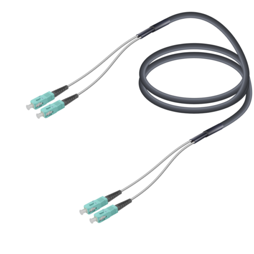 SC/UPC-SC/UPC | Multi Mode G651.OM3 Corrugated Steel FTTA Breakout | 7.0x2.85mm