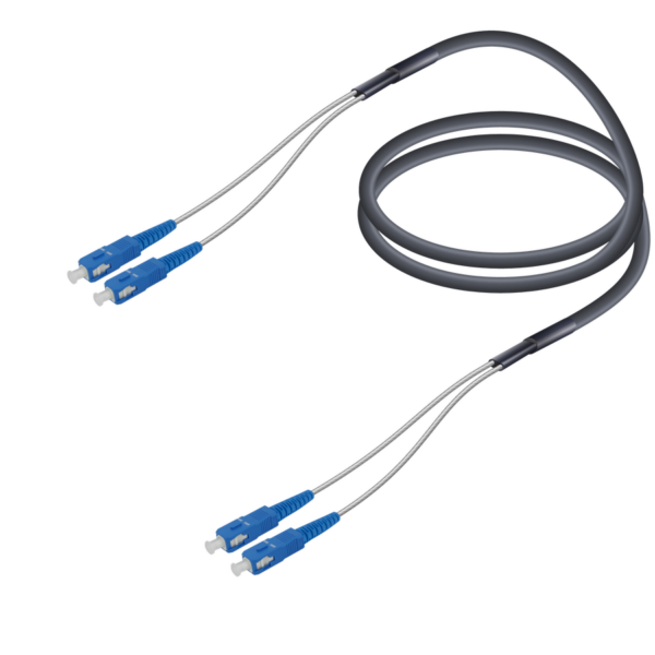 SC/UPC-SC/UPC | Single Mode G657.A2 Corrugated Steel FTTA Breakout | 7.0x2.85mm