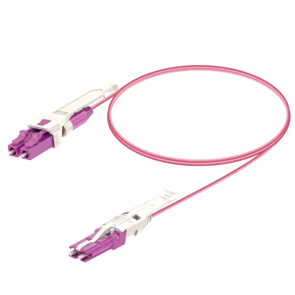 Senko CS/UPC-LC/UPC | Multi-mode G651.OM4 Uniboot Duplex Patch Cord | 2.0mm