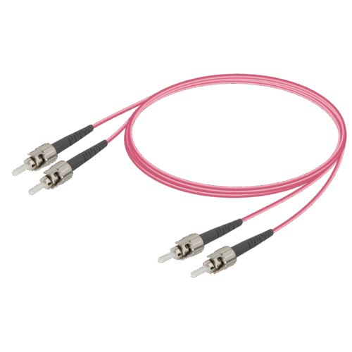 ST/UPC-ST/UPC | Multi Mode G651.OM4 Duplex Patch Cord | 2.0x4.1mm