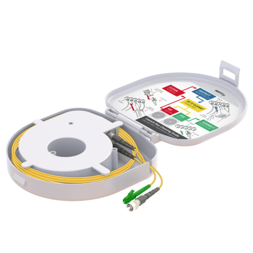 through-type-otdr-launch-box-a2-lc-apc-fc-upc-1000m-otdr-launch-box-samm-teknoloji-5018-11-B Through Type Fiber Optic OTDR Launch Box | Single Mode G657.A2 | LC APC/FC UPC | 1000 meters