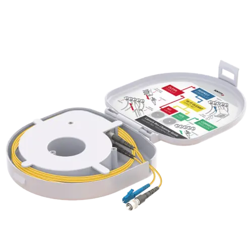 Through Type Fiber Optic OTDR Launch Box | Single Mode G657.A2 | LC UPC/FC UPC | 1000 meters