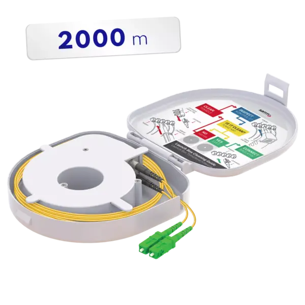 through-type-otdr-launch-box-a2-sc-apc-sc-apc-2000-m-otdr-launch-box-samm-teknoloji-5028-11-B Through Type Fiber Optic OTDR Launch Box | Single Mode G657.A2 | SC APC/SC APC | 2000 meters