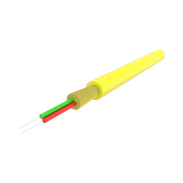 Duplex Round Fiber Optic Cable 2.1 mm | I-VT6(ZN-AY)H 1x2 | 1000 meters