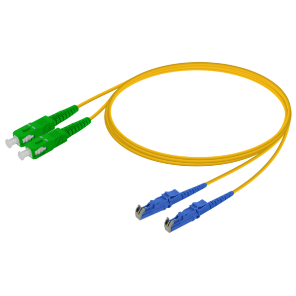 SC/APC-LSH/UPC | Single Mode G657.A2 Duplex Patch Cord | 2.0x4.1mm