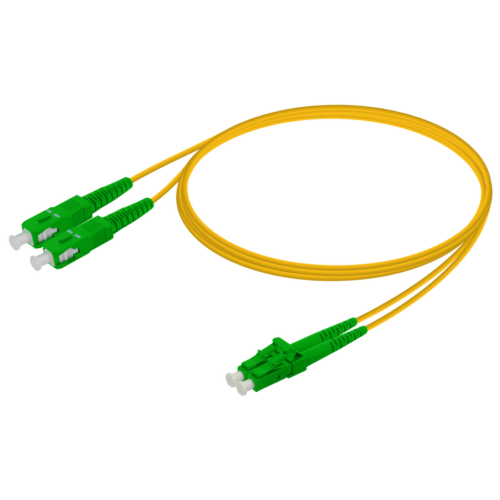 SC/APC-LC/APC | Single Mode G657.A2 Duplex Patch Cord | 2.0x4.1mm