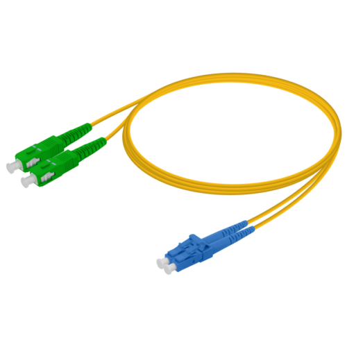 SC/APC-LC/UPC | Single Mode G657.A2 Duplex Patch Cord | 2.0x4.1mm