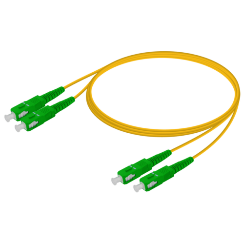 SC/APC-SC/APC | Single Mode G657.A2 Duplex Patch Cord | 2.0x4.1mm
