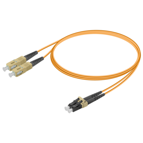SC/UPC-LC/UPC | Multi Mode G651.OM2 Duplex Patch Cord | 2.0x4.1mm